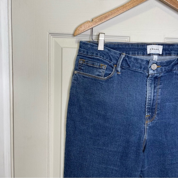 FRAME Jeans Womens Blue Le Mini Boot Medium
Wash Denim Sz 34 - Picture 2 of 10